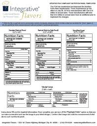 Color, black, white logos file format : Fda Updates Nutrition Facts Panel Free Template To Create Your Own Panels Nutrition Nutrition Facts Nutrition Facts Label