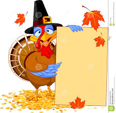 Turkey With Holiday Note Stock Vector Illustration Of Paper