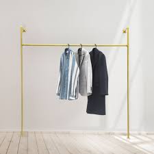 Wall Mounted Clothing Rack Industrial