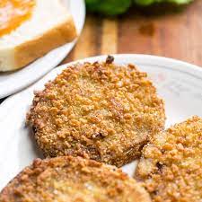 Fried Green Tomatoes Recipe Without Egg gambar png
