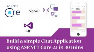 chat application using asp net core
