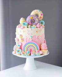 Candy Land Theme Cake Design gambar png