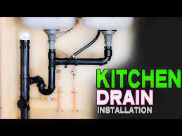 how to connect a kitchen sink drain