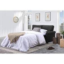 Urban Home Furniture Loveseat Sleeper Sofabed Twin Jet Black