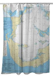 Great Sound And Little Sound Bermuda Nautical Chart Shower