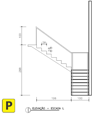 Fotografia de escada modelo l com patamar em leque por d'petros design escadas de concreto planejadas #53614. Tipos De Escadas Para Casas Passo A Passo Pedreirao