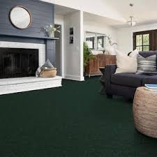 green carpet flooring the