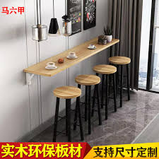 Solid Wood Wall Folding Table Punch