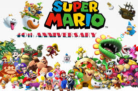 How to plan an anniversary party. Super Mario 40th Anniversary Party Tema Nes Templat Postermywall