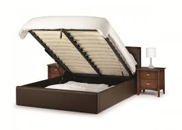 king size faux leather ottoman bed