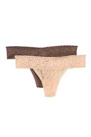 Felina Lace Thong Pack Of 2 Nordstrom Rack
