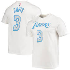 As one of those dedicated supporters, make sure you are repping the los angeles lakers appropriately this season in this lebron james 2020/21 city edition swingman jersey. Anthony Davis Los Angeles Lakers Nike 2020 21 City Edition Name Number T Shirt White