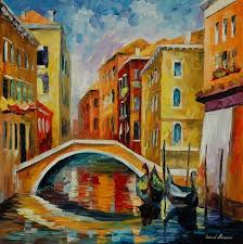 Venice Bridge Canvas Painting