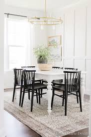 black dining chairs from article