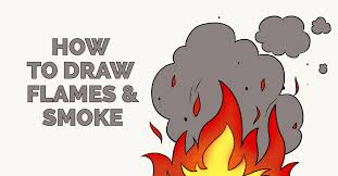 Scroll down for a downloadable pdf of this tutorial. How To Draw Flames And Smoke Really Easy Drawing Tutorial