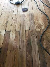 a modern way to refinish old floors a