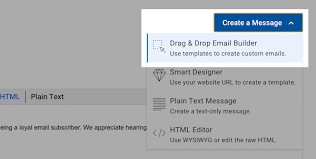 how do i add my own html to my message