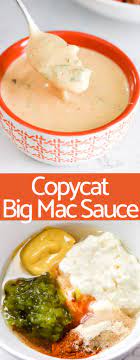 big mac sauce copycat recipe
