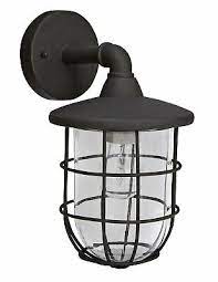 indira grey outdoor cage wall lantern