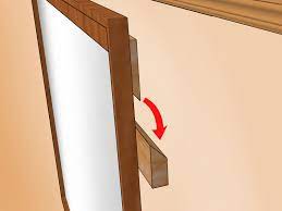 how to hang a heavy mirror with