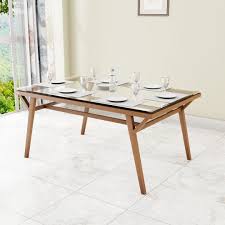 Dining Table With Glass Top Broadway