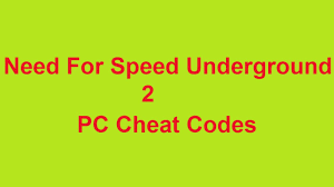 You and the cpu racers cars will just slow down and stop. Nfs Hp 2 Cheats Need Beijinzs