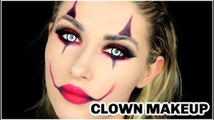 easy clown halloween makeup tutorial