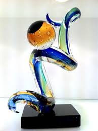 Murano Abstract Glass Sculptures Emi