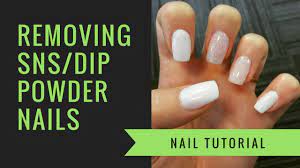 The salon will remove dip powdered nails in the same way as gel color generally: Sns Nail Tutorial Natural Nails Jiannajay Youtube