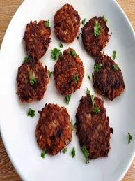 Nonnas beef rissoles, 2 meat balls. Corned Beef Patties Story The Odehlicious
