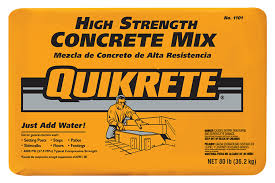 concrete mix quikrete cement and