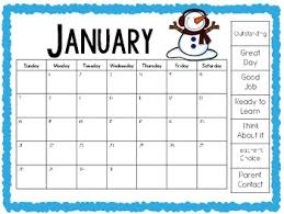Behavior Clip Chart Calendar Freebie 2019 2020