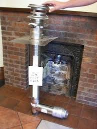 Chimney Flue Exhaust Kit Fireplace