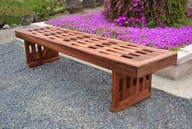 Outdoor Wooden Benches Handcrafted From