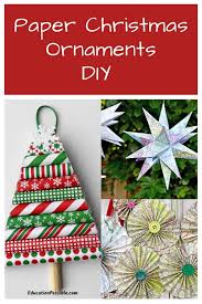 quick and easy paper christmas ornaments
