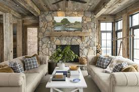 rustic lake house design luck wi