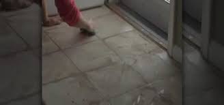 how to tile a carpet transition for an