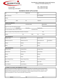 004 Credit Application Form Template Business Excel Valid Free