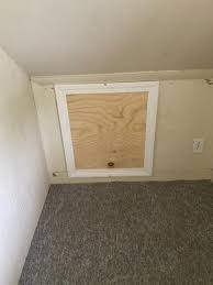 Attic Insulation Accessing And
