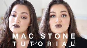 mac stone lipstick tutorial le ce