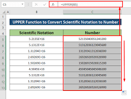 how to convert scientific notation to