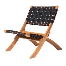 Patio Flare Nylon Weave Folding Chair