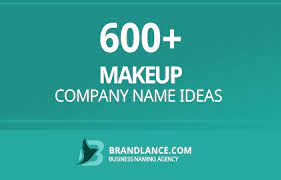 1606 top makeup company name ideas list