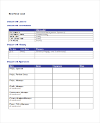 Free Business Case Template Example 10 Business Case Templates Free