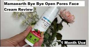 mamaearth bye bye open pores face cream