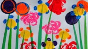 Colorful Flower Garden Art Crafts For