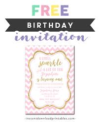Free Printable Editable Pdf Birthday Party Invitation Diy