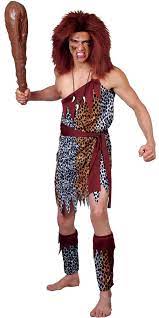 mens wild caveman costume letter c