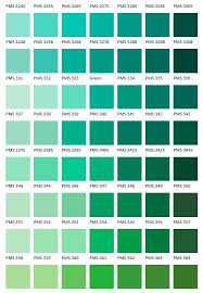Pantone Colours Guide In 2019 Green Color Chart Pantone
