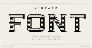 vine style font alphabet letters